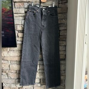 Levis Ribcage straight jeans
